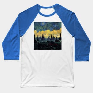 Starry Night in Kashyyyk Baseball T-Shirt